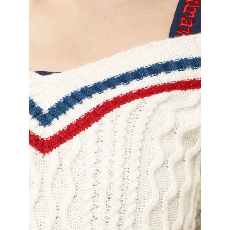 cable LOOSEニットレイヤードチュニックワンピース | GYDA | 詳細画像13 