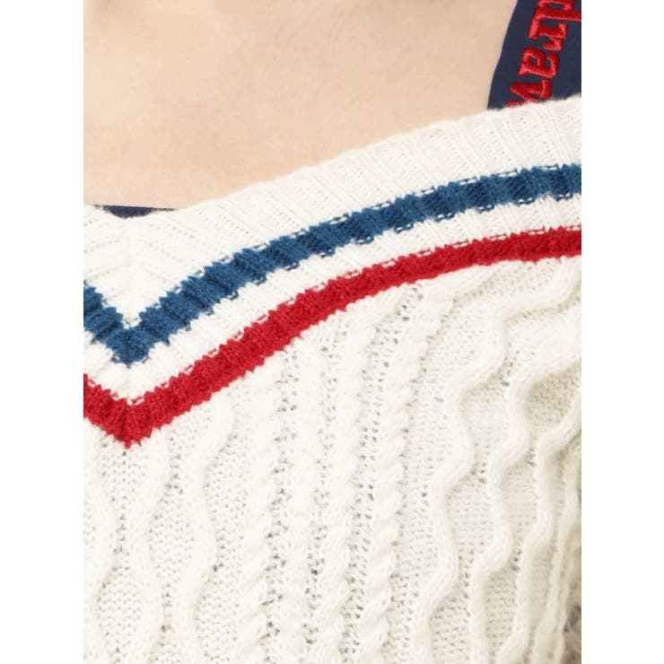 cable LOOSEニットレイヤードチュニックワンピース | GYDA | 詳細画像21 