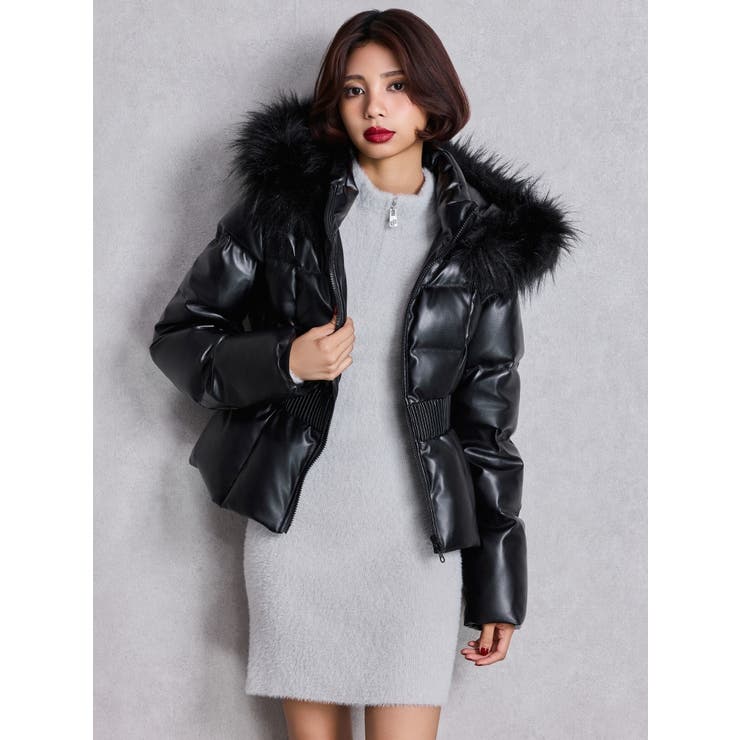 ZIPミニシャギーニットワンピース | GYDA | 詳細画像14 