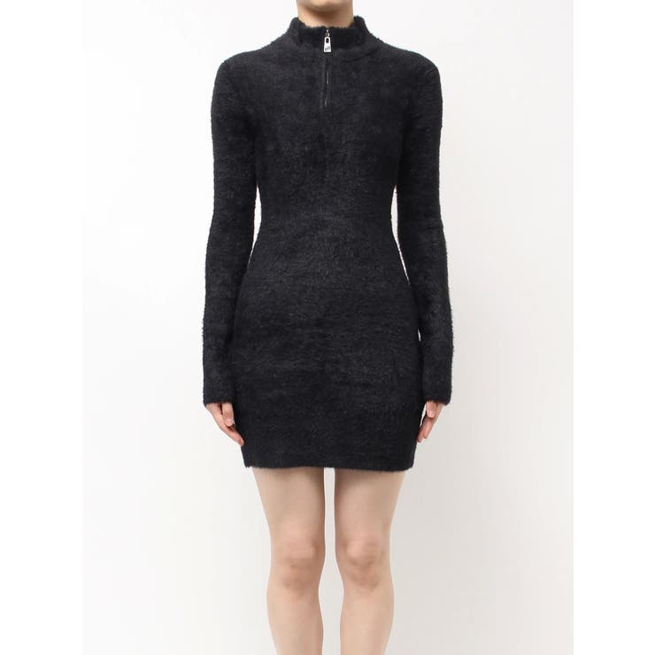 ZIPミニシャギーニットワンピース | GYDA | 詳細画像15 