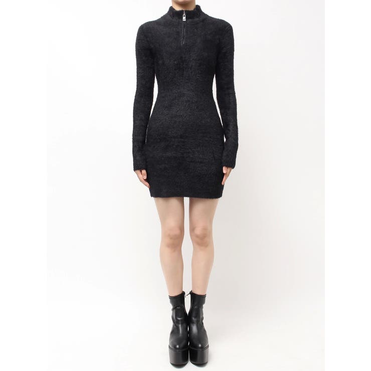 ZIPミニシャギーニットワンピース | GYDA | 詳細画像22 