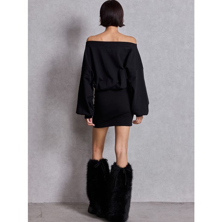 GGドッキングオフショルスウェットワンピース | GYDA | 詳細画像12 