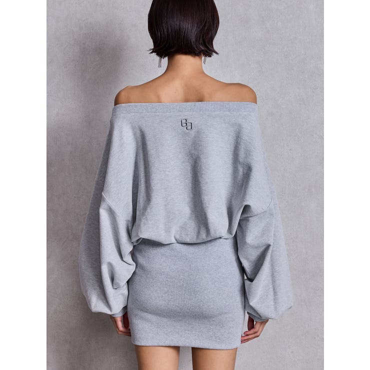 GGドッキングオフショルスウェットワンピース | GYDA | 詳細画像4 