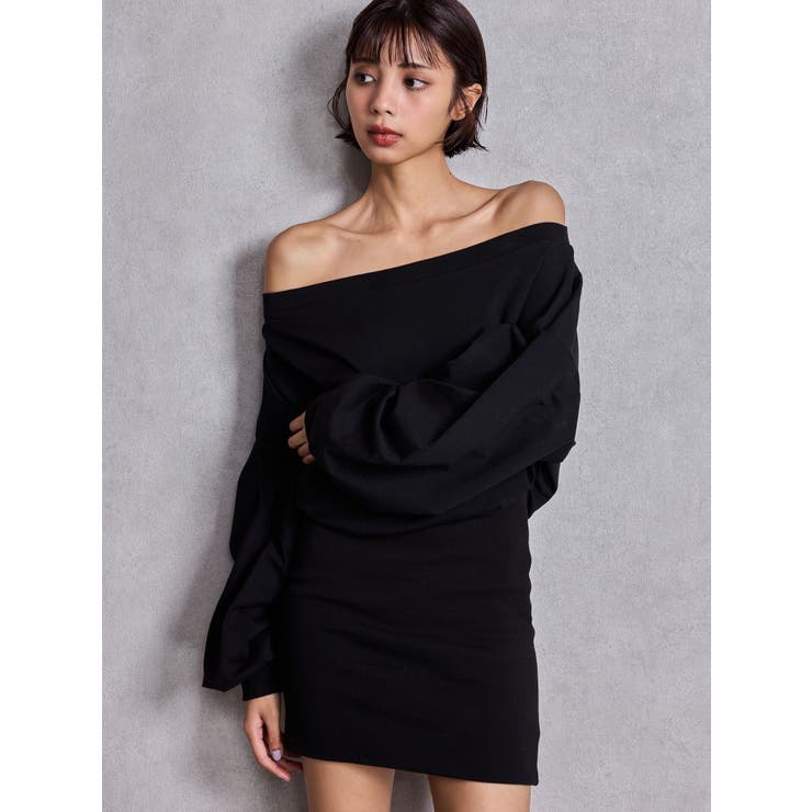 GGドッキングオフショルスウェットワンピース | GYDA | 詳細画像9 