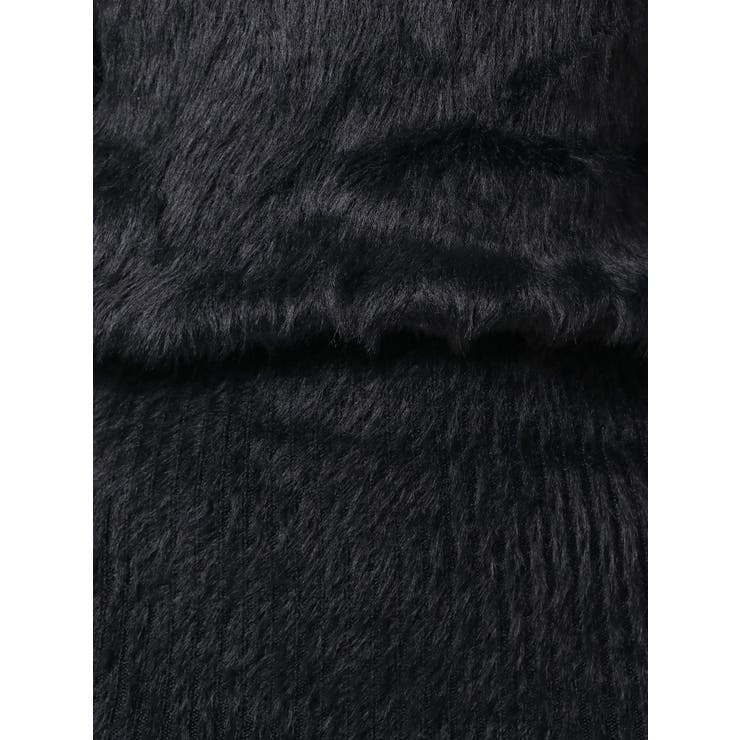 オフショルデザインシャギーニットワンピース | GYDA | 詳細画像23 