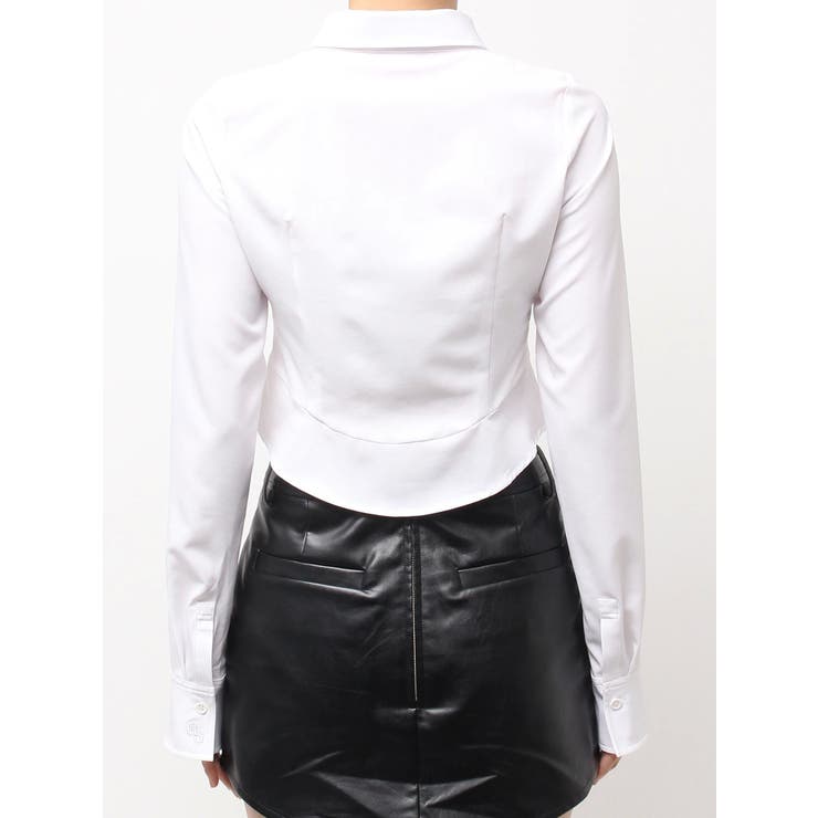 シイ様 W ZIPギャザータイトシャツ[品番：MKSW0066076]｜GYDA（ジェイダ