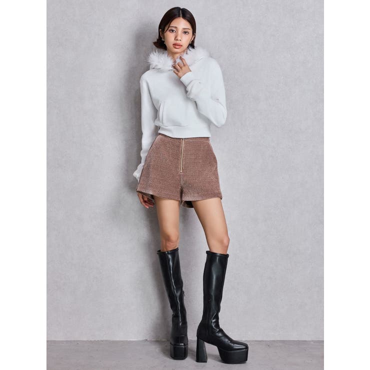 Symmetry GYDAラメコーデュロイショートパンツ | GYDA | 詳細画像10 