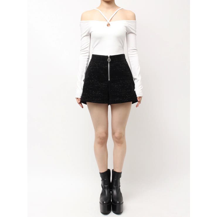 Symmetry GYDAラメコーデュロイショートパンツ | GYDA | 詳細画像24 