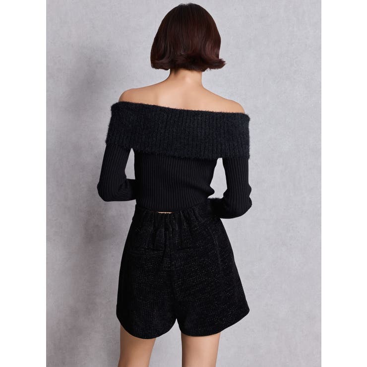 Symmetry GYDAラメコーデュロイショートパンツ | GYDA | 詳細画像4 