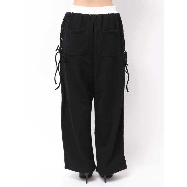 サイドレースアップカーブスウェットパンツ | GYDA | 詳細画像11 