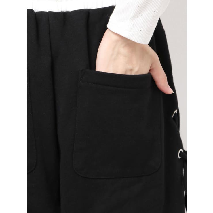 サイドレースアップカーブスウェットパンツ | GYDA | 詳細画像13 