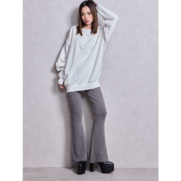 ニットフレアパンツ | GYDA | 詳細画像5 