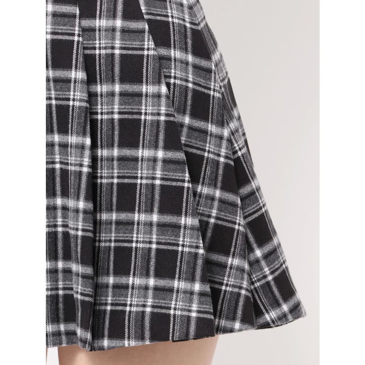 ベルトSETチェックプリーツスカートライクショートパンツ | GYDA | 詳細画像20 