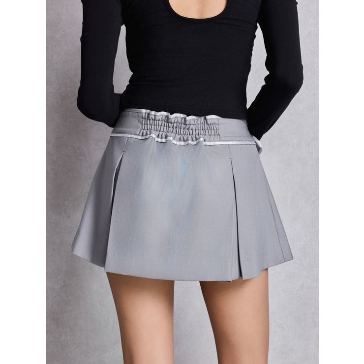 belt designプリーツスカートライクショートパンツ | GYDA | 詳細画像20 