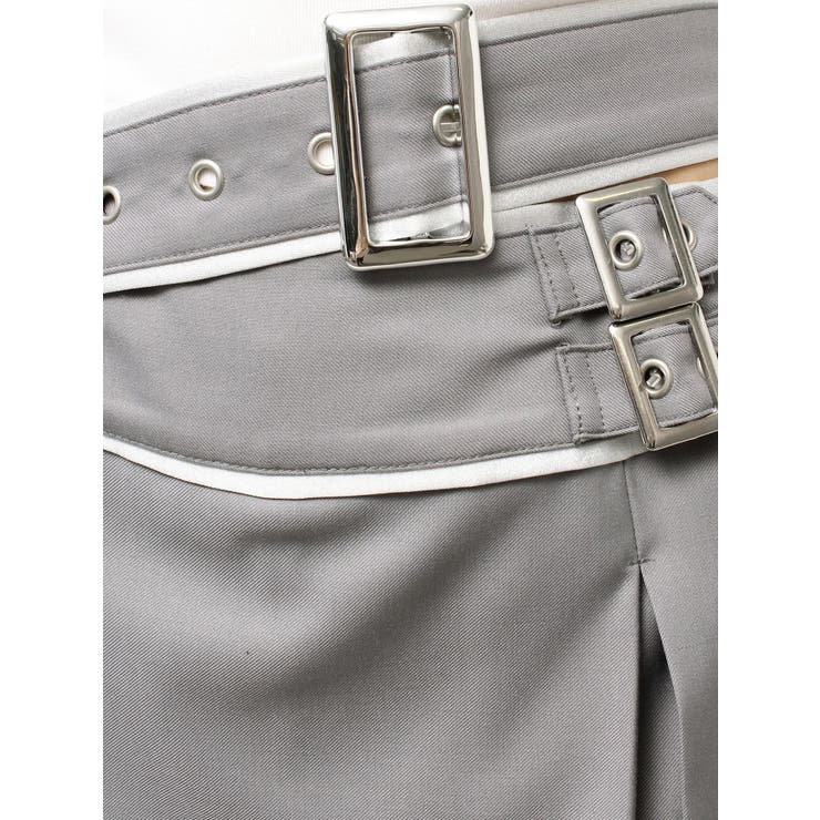 belt designプリーツスカートライクショートパンツ | GYDA | 詳細画像28 