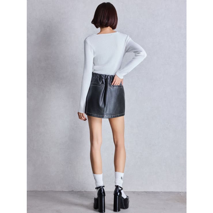 GGアンクルストラップチャンキーヒールパンプス | GYDA | 詳細画像12 