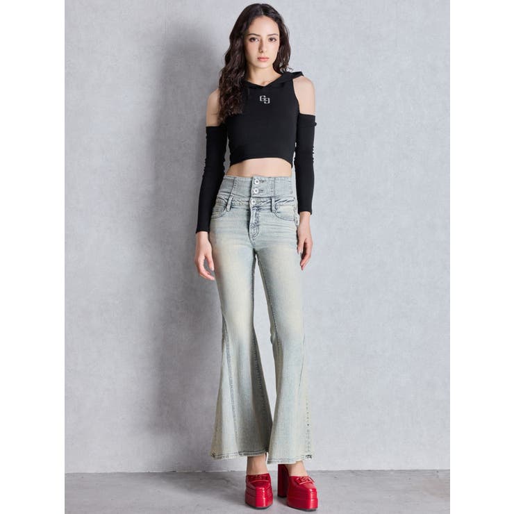 GGアンクルストラップチャンキーヒールパンプス | GYDA | 詳細画像14 