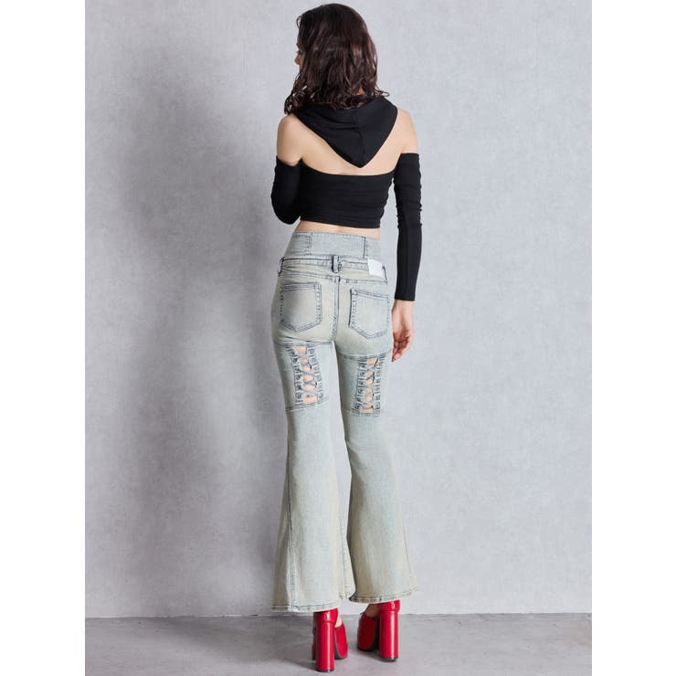 GGアンクルストラップチャンキーヒールパンプス | GYDA | 詳細画像15 