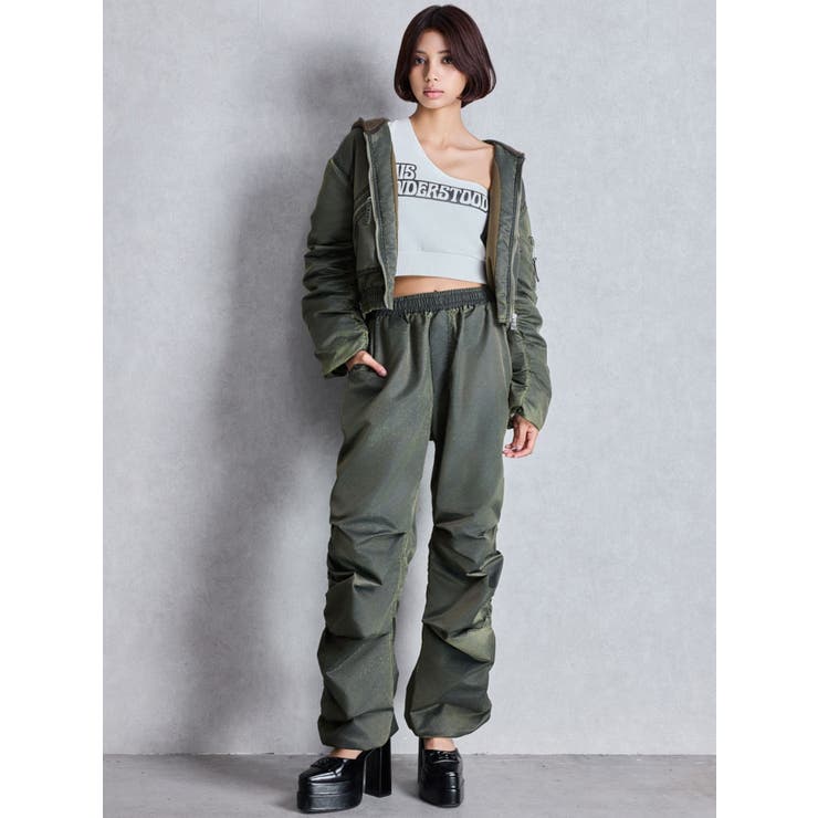 GGアンクルストラップチャンキーヒールパンプス | GYDA | 詳細画像21 