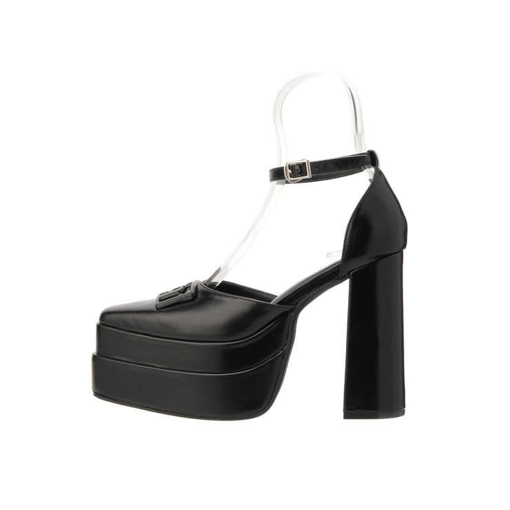 GGアンクルストラップチャンキーヒールパンプス | GYDA | 詳細画像25 