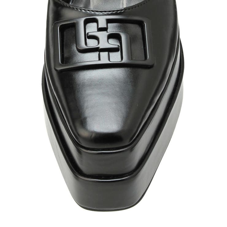 GGアンクルストラップチャンキーヒールパンプス | GYDA | 詳細画像28 