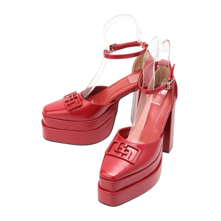 GGアンクルストラップチャンキーヒールパンプス | GYDA | 詳細画像29 