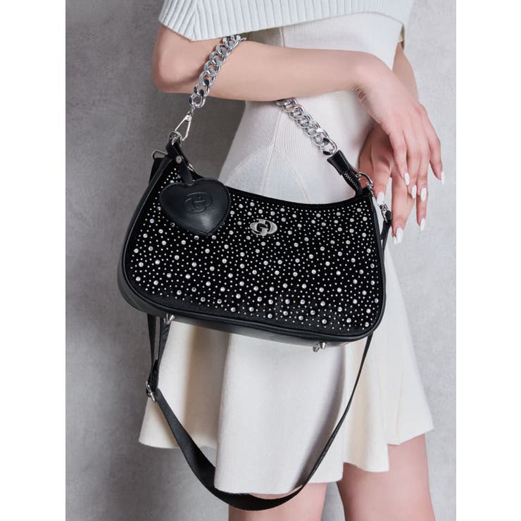 GDラインストーンBAG[品番：MKSW0066101]｜GYDA（ジェイダ）の