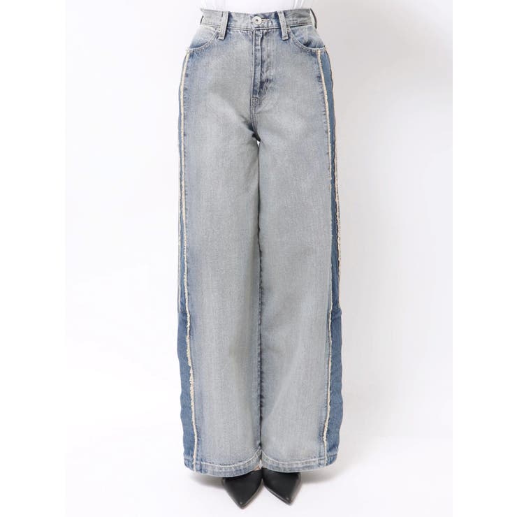 ハイウエストside slit GYDAワイドデニムパンツ | GYDA | 詳細画像20 