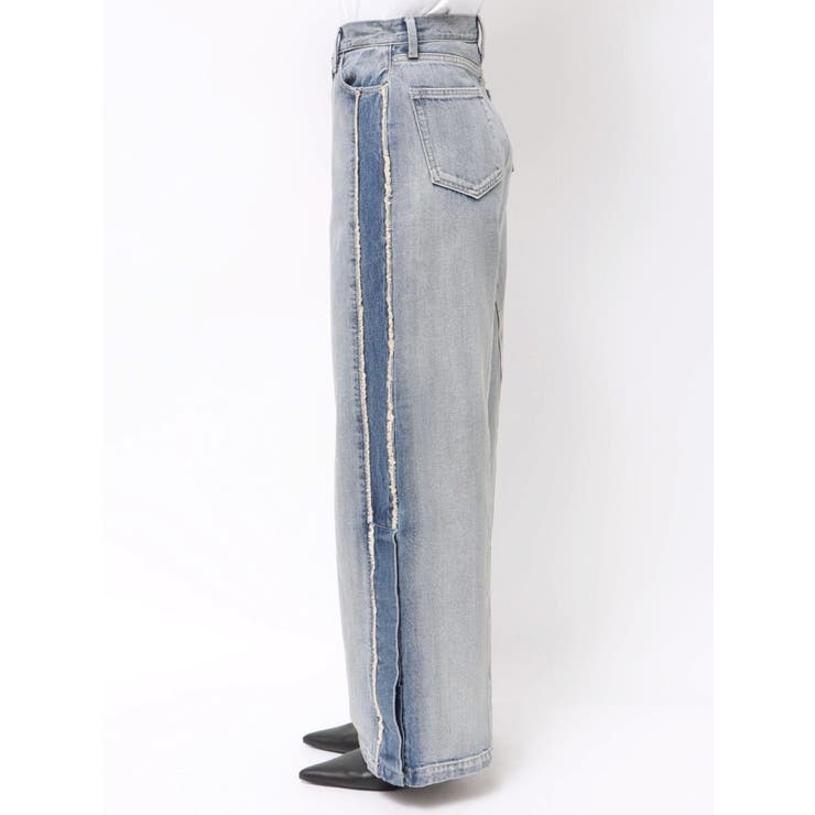 ハイウエストside slit GYDAワイドデニムパンツ | GYDA | 詳細画像21 