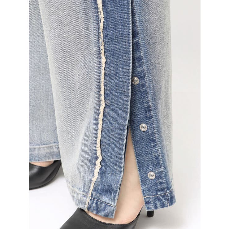 ハイウエストside slit GYDAワイドデニムパンツ | GYDA | 詳細画像27 