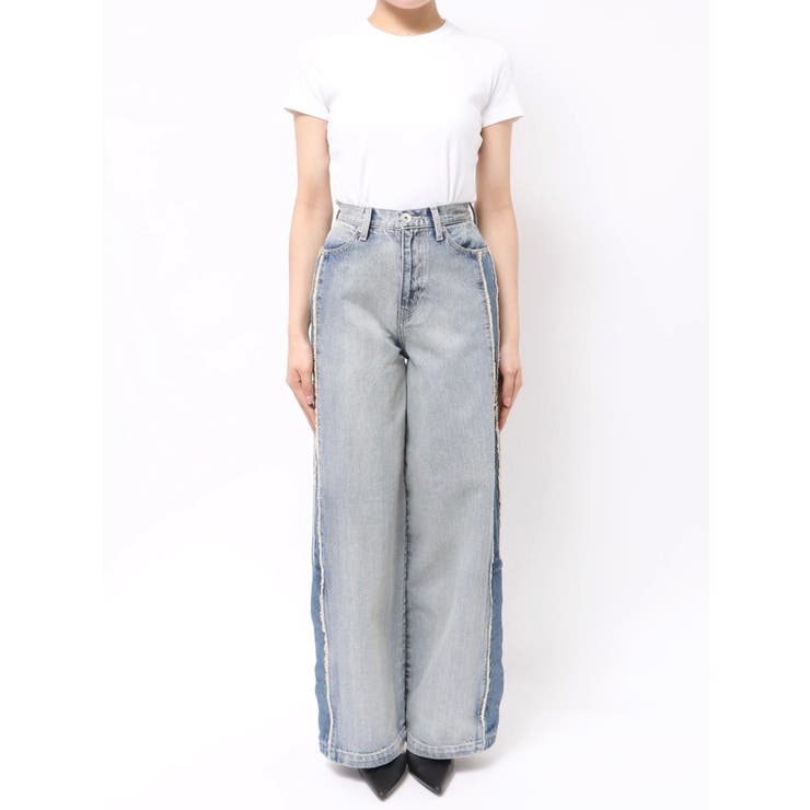 ハイウエストside slit GYDAワイドデニムパンツ | GYDA | 詳細画像30 