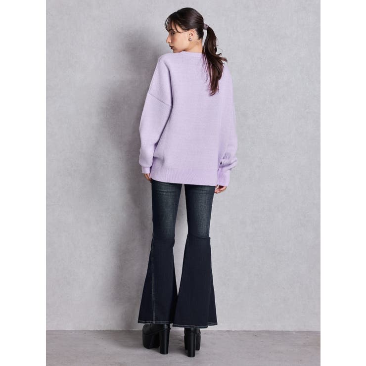 パンツ GYDA FitMeDenim ジェイダ GYDA H/WボタンUSEDケミカルウォッシュ ストレッチ