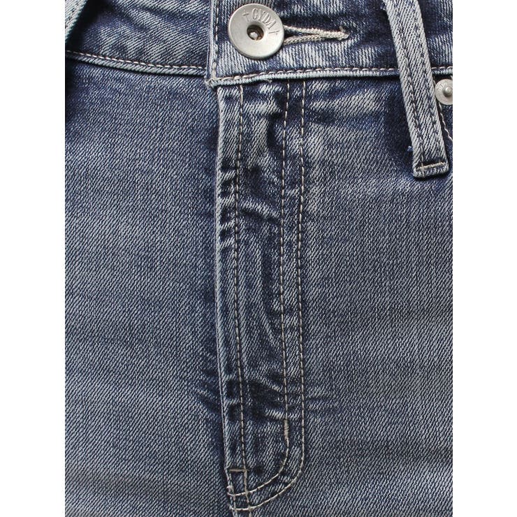 Gienge ハイウエストフレアデニム ハイウエストleg lengthフレアデニムパンツ[品番：MKSW0066512
