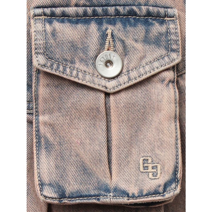 ハイウエストGG POKETプリーツデニムスカートライクショートパンツ | GYDA | 詳細画像24 