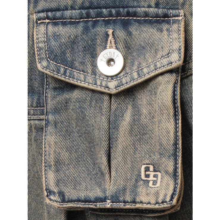 ハイウエストGG POKETプリーツデニムスカートライクショートパンツ | GYDA | 詳細画像25 