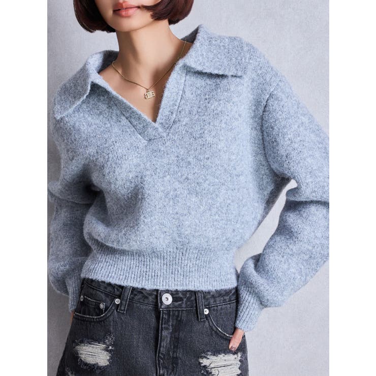 トップス heve Tinker Knit gray トップス heve Tinker Knit gray Tinker Knit gray | HEVE