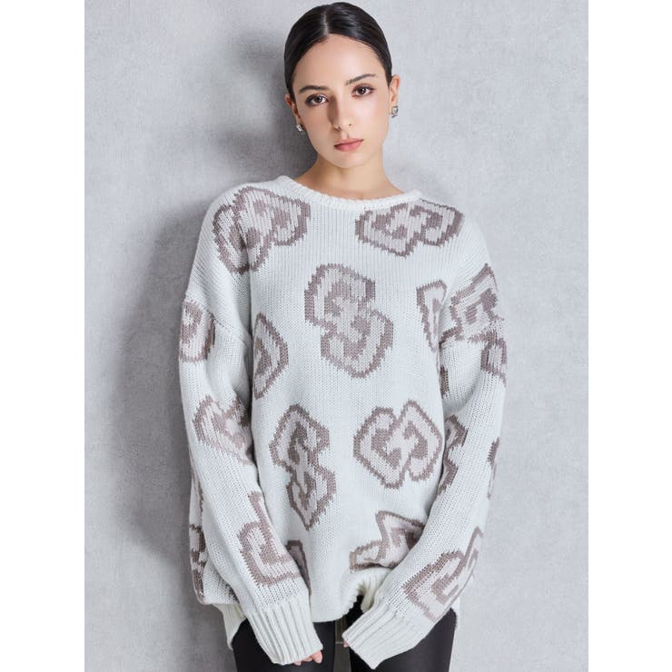 GG FRAMEニットトップス | GYDA | 詳細画像13 