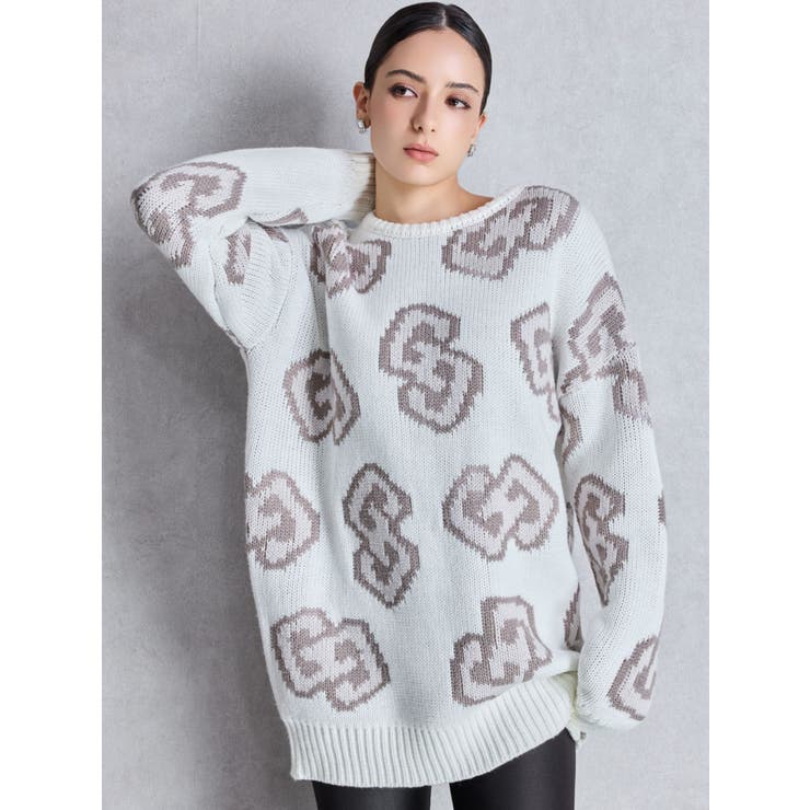 GG FRAMEニットトップス | GYDA | 詳細画像14 