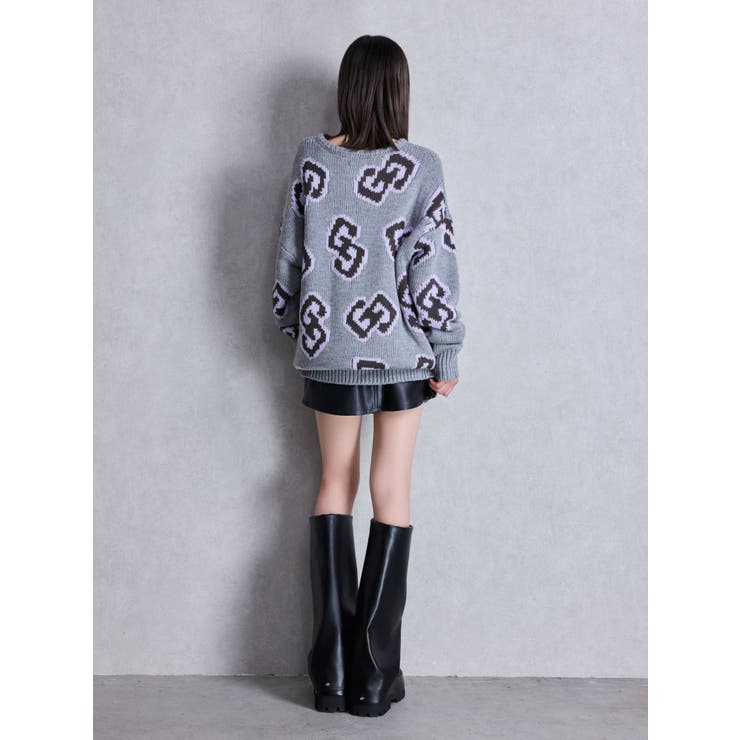 GG FRAMEニットトップス | GYDA | 詳細画像21 