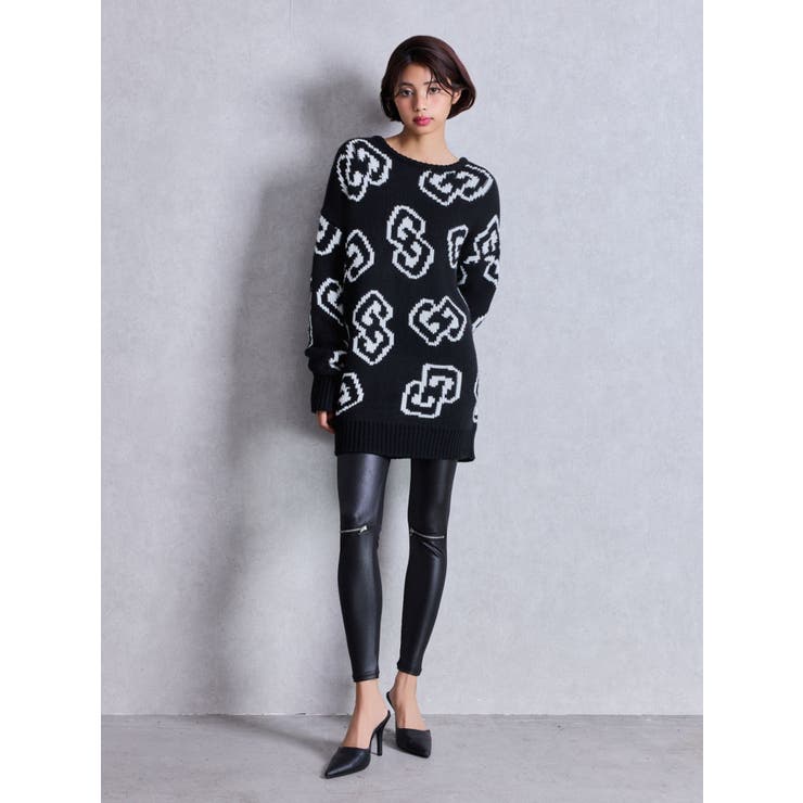 GG FRAMEニットトップス | GYDA | 詳細画像5 