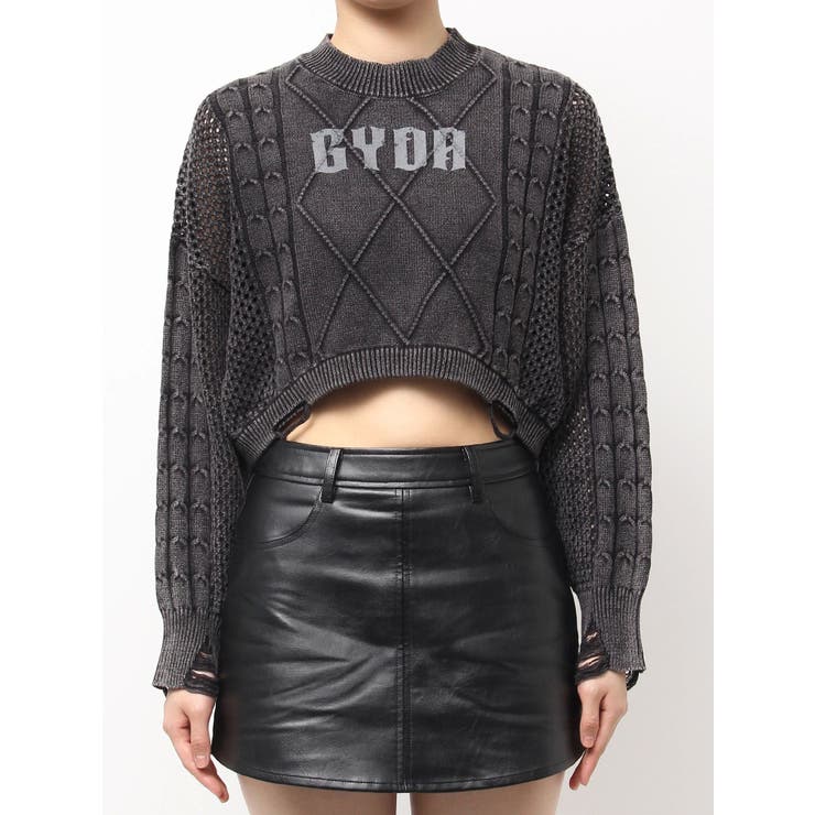 GYDA damage processing ニットトップス | GYDA | 詳細画像14 
