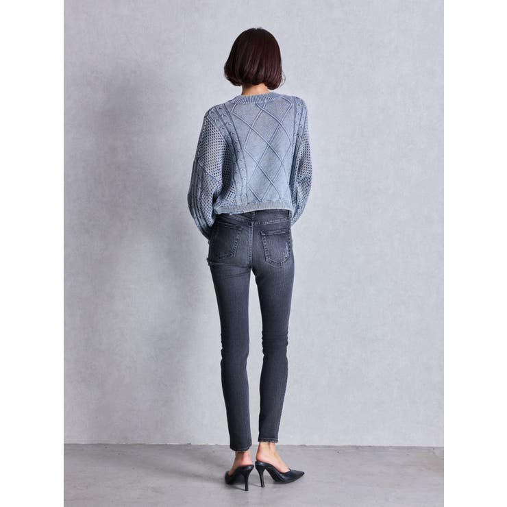 GYDA damage processing ニットトップス | GYDA | 詳細画像9 