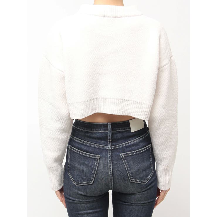 Richest ラメベロアモールショートニットトップス | GYDA | 詳細画像21 