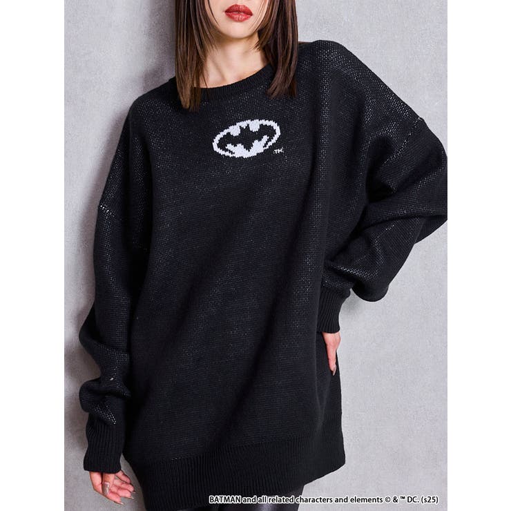 ブラック | BATMAN GYDA BIGニットトップス | GYDA