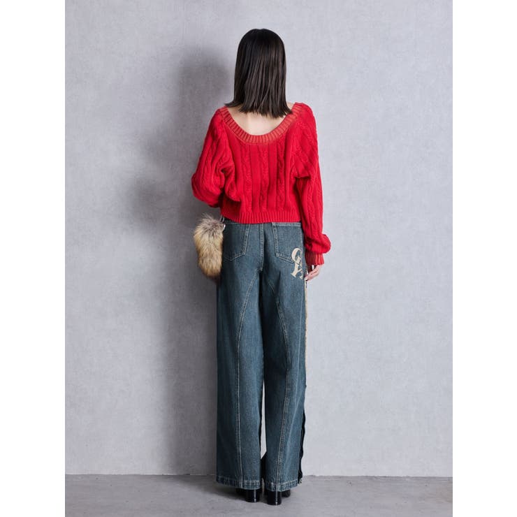 オフショルブリーチニットトップス | GYDA | 詳細画像10 