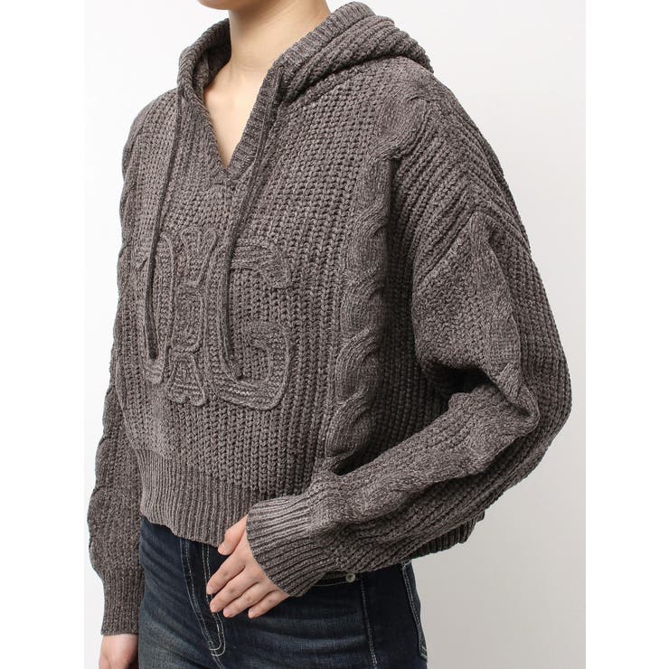 notte stellata 2024 羽生結弦 裏起毛パーカー セール】 ニット ＆ 裏シャギー 切替パーカ （パーカー