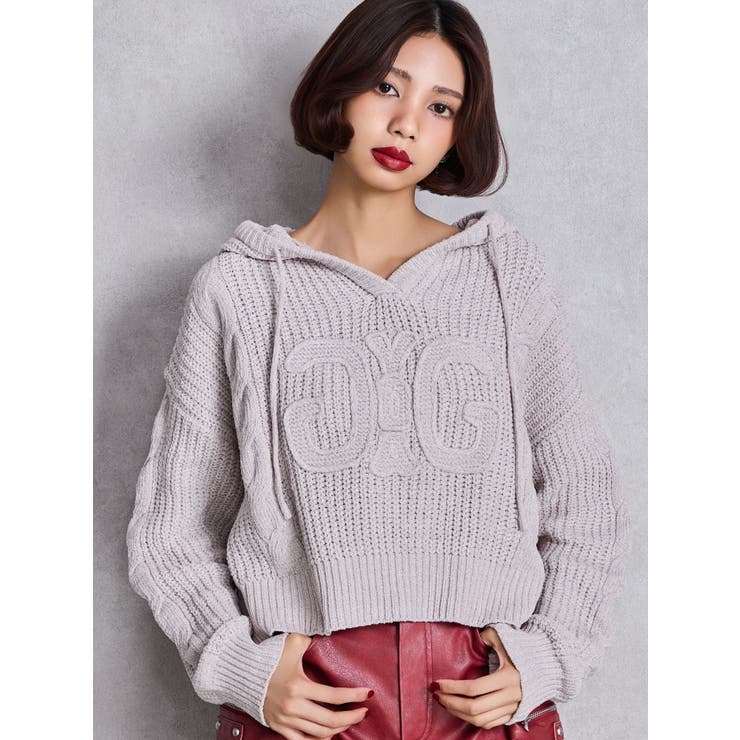 新品】ジェイダ ニットパーカー ミニワンピース 2点 新品】ジェイダ