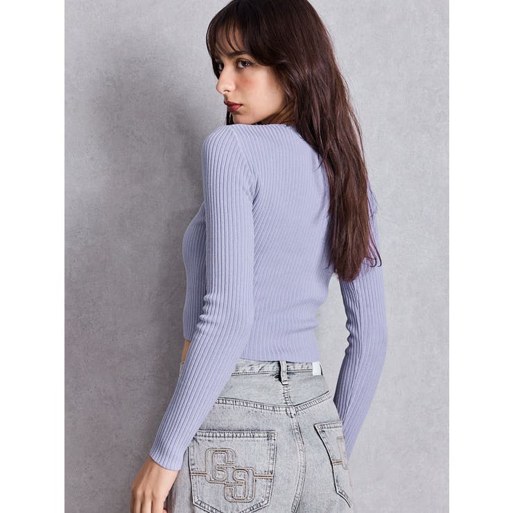 ニット セーター GD bijou MOLDニットトップス レディース GD bijou MOLDニットトップス[品番：MKSW0066087]｜GYDA