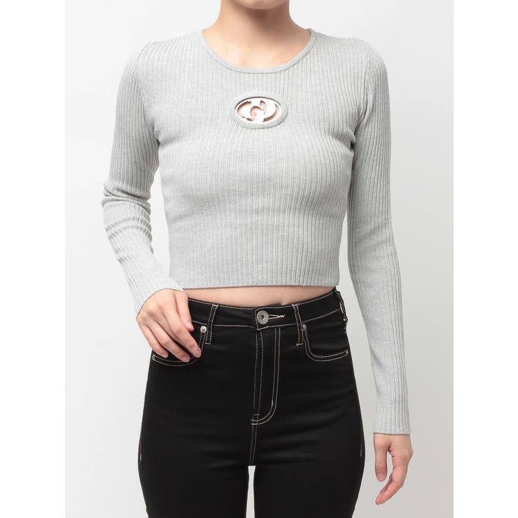 ニット セーター GD bijou MOLDニットトップス レディース GD bijou MOLDニットトップス（ニット/セーター）｜GYDA