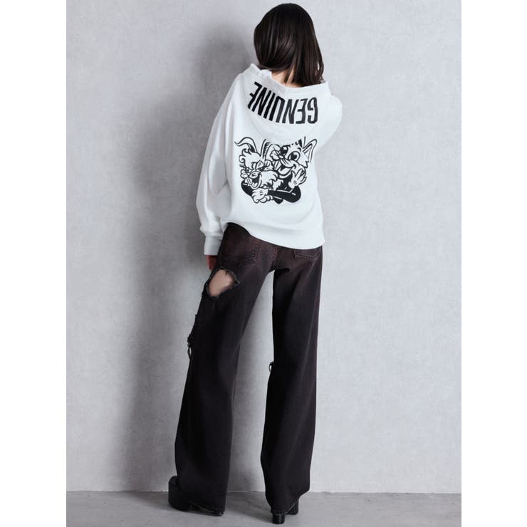 GENUINE BUNNYスウェットパーカー | GYDA | 詳細画像6 